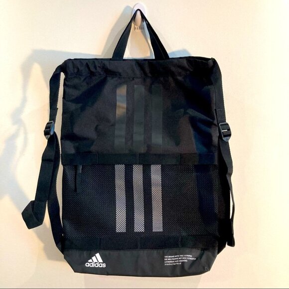 ADIDAS Amplifier II Backpack Packsack With Reflective Stripes Athletic Sports - Picture 1 of 12